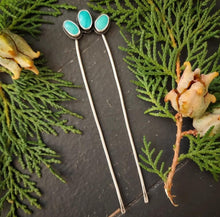 Load image into Gallery viewer, Turquoise Hair Pin no.1
