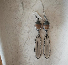Load image into Gallery viewer, Horizon Feather Earrings