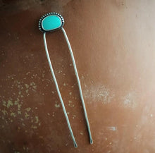 Load image into Gallery viewer, Turquoise Hair Pin no.1