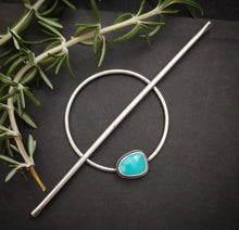 Load image into Gallery viewer, Turquoise Hair Pin no.2