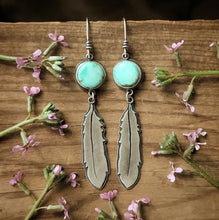 Load image into Gallery viewer, Hope is the Thing With Feathers Earrings