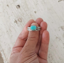 Load image into Gallery viewer, Turquoise Stacking Set Size 11