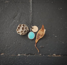 Load image into Gallery viewer, Blue Drop Necklace