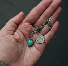 Load image into Gallery viewer, Turquoise Drop Necklace
