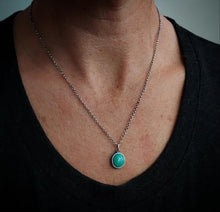 Load image into Gallery viewer, Turquoise Drop Necklace