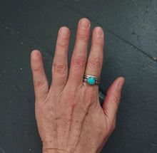 Load image into Gallery viewer, Turquoise Stacking Ring Set