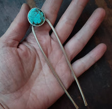 Load image into Gallery viewer, Turquoise Hair Fork