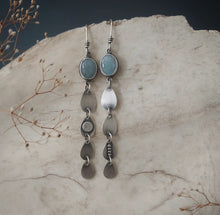 Load image into Gallery viewer, Aquamarine Dream Space Earrings