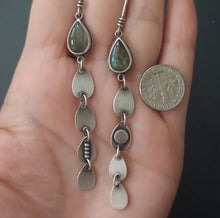 Load image into Gallery viewer, Labradorite Dream Space Earrings