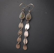 Load image into Gallery viewer, Labradorite Dream Space Earrings