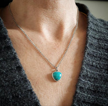 Load image into Gallery viewer, Turquoise Drop Necklace