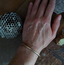 Load image into Gallery viewer, Gold Fill Element Cuff m/l (can be sized down to s/m)