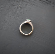 Load image into Gallery viewer, Turquoise Signet Ring size 6.25
