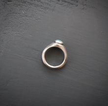Load image into Gallery viewer, Turquoise Signet Ring size 7

