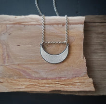 Load image into Gallery viewer, Crescent Moon Necklace~Sterling Silver
