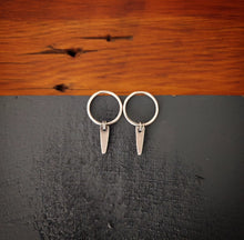 Load image into Gallery viewer, Post Hoop Dangles
