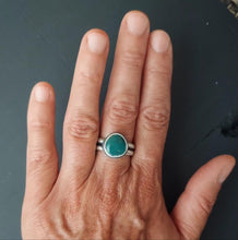 Load image into Gallery viewer, Royston Turquoise Traverse Ring size 8
