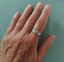 Load image into Gallery viewer, Element Stacking Ring Set size 8-8.25
