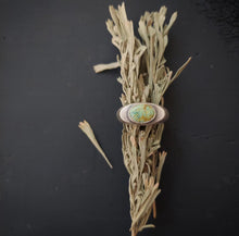 Load image into Gallery viewer, Turquoise Signet Ring 9.25
