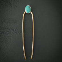 Load image into Gallery viewer, Turquoise Hair Fork
