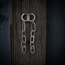 Load image into Gallery viewer, Chain Hoop Earrings
