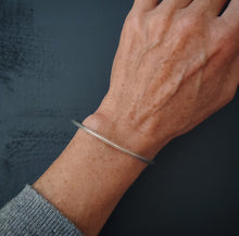 Load image into Gallery viewer, Triangle Element Bangle~Sterling Silver
