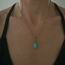 Load image into Gallery viewer, Turquoise Drop Necklace
