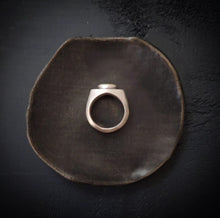 Load image into Gallery viewer, Turquoise Signet Ring 6.5
