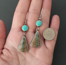 Load image into Gallery viewer, Earth + Sky Earrings
