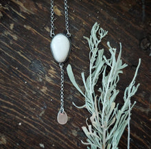 Load image into Gallery viewer, White Buffalo Lariat Necklace
