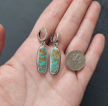 Load image into Gallery viewer, Bluebird Hoop Earrings
