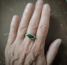 Load image into Gallery viewer, Traverse Ring~Gold + Sterling Stacking Set size 7
