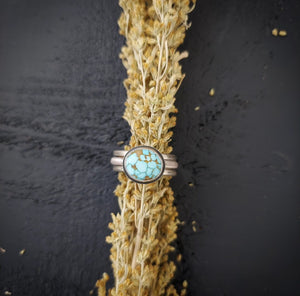 Turquoise Stacking Ring Set size 6.5