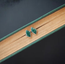 Load image into Gallery viewer, Verdant Post Earrings
