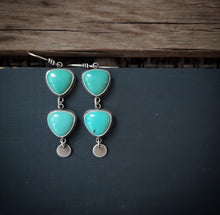 Load image into Gallery viewer, Turquoise Drop Earrings
