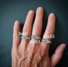 Load image into Gallery viewer, Eye Ring~sizes 6, 6.5, 9.5
