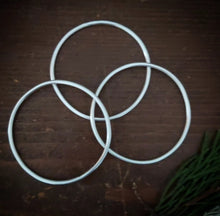 Load image into Gallery viewer, Element Bangle Set of Three~Sterling Silver
