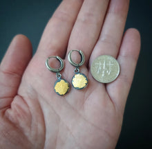 Load image into Gallery viewer, Golden Element Hoops
