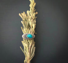 Load image into Gallery viewer, Turquoise Signet Ring 6.25
