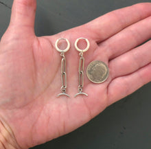 Load image into Gallery viewer, Chain Hoop Earrings
