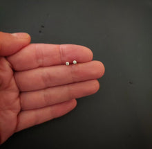 Load image into Gallery viewer, Sterling Silver Dot Post Earrings
