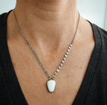 Load image into Gallery viewer, Little Moons White Buffalo Necklace
