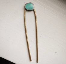 Load image into Gallery viewer, Turquoise Hair Fork
