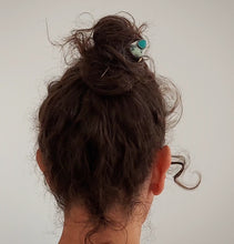 Load image into Gallery viewer, Double Stone Hair Fork
