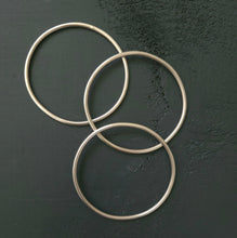 Load image into Gallery viewer, Bangle Set of Three~ Sterling Silver
