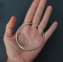 Load image into Gallery viewer, Triangle Element Bangle~Sterling Silver
