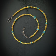 Load image into Gallery viewer, Yellows + Blues Necklace
