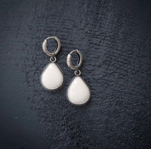 Load image into Gallery viewer, White Buffalo Drop Hoops
