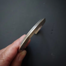 Load image into Gallery viewer, Triangular Element Cuff Sterling Silver m/l (can be sized down)

