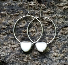 Load image into Gallery viewer, White Buffalo Moon Hoops
